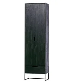 WOOOD Exclusive Exclusive Silas Hoge Kast - Essen - Blacknight - 210x60x36 -Meubilair Geschäft f690009d3e2043d8a5b30bdb4ab10eea