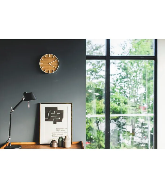 Yamazaki Wall Clock - Rin - Beige 5 Yamazaki Wall Clock - Rin - Beige - Image 3