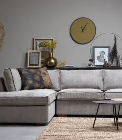 WOOOD Renske Wandklok - Velvet - Okergeel - 5x62x62 8 WOOOD Renske Wandklok - Velvet - Okergeel - 5x62x62 -Meubilair Geschäft f6e39490c2bb4f39a09b5a9bcb7170bc