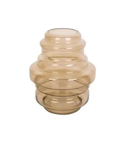 PRESENT TIME Vaas Distinct - Glas Zandbruin - Ø20x25cm