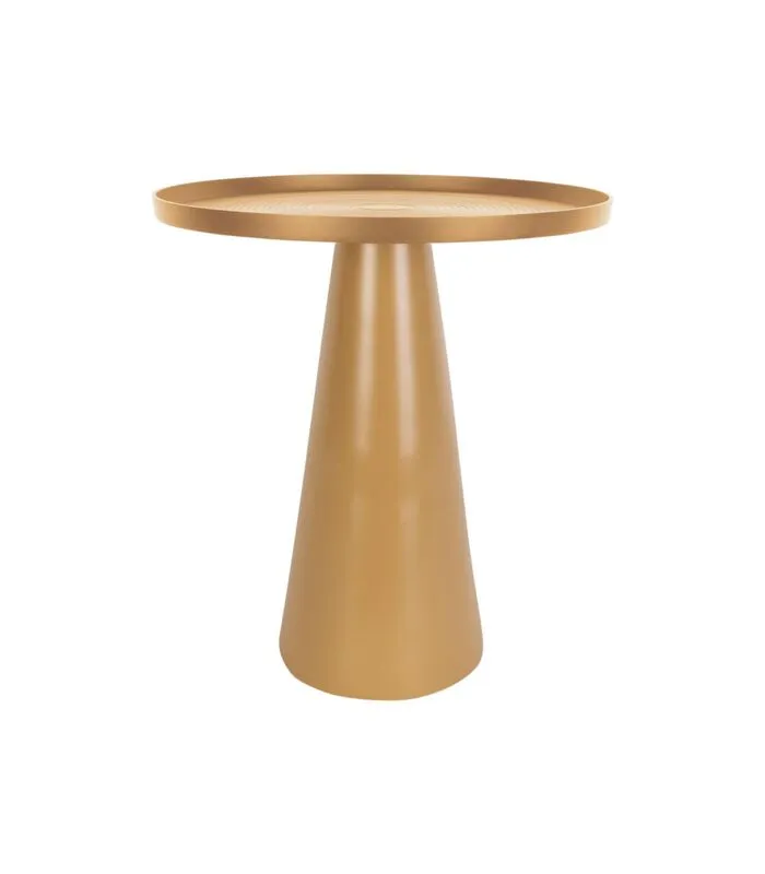 Leitmotiv Bijzettafel Force - Large - Aluminium Mosterdgeel - Ø43x48,5cm 3 Leitmotiv Bijzettafel Force - Large - Aluminium Mosterdgeel - Ø43x48,5cm