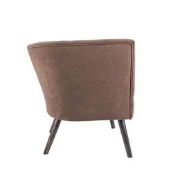 Leitmotiv Stoel Explicit - Suede Look Chocolade Bruin - 74x71x74cm -Meubilair Geschäft f86adf74f2a44f2dba4dd5c9679ae1c7