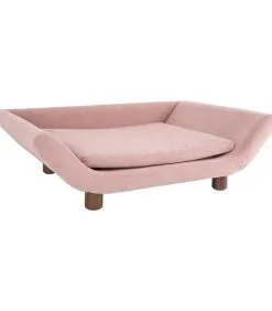Leitmotiv Hondenmand Explicit - Suede Look Roze - 72,5x53x21cm