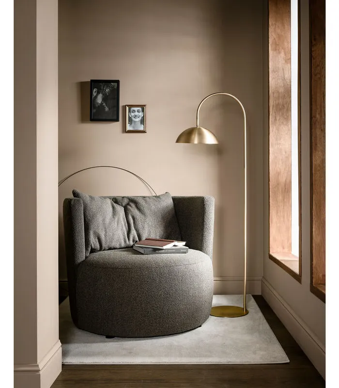 VTwonen Explore Fauteuil - Boucle - Bruin - 81x96x92 4 VTwonen Explore Fauteuil - Boucle - Bruin - 81x96x92 - Image 2