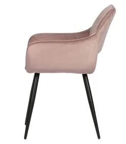 WOOOD Jelle Stoel - Velvet - Lichtroze - Set Van 2 -Meubilair Geschäft fa0fc8138e9347f2bbbcd3fb928dfa18