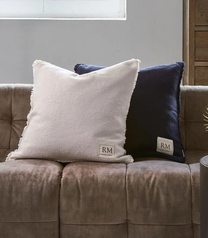 Rivièra Maison Sierkussen 60x60, Deco Kussens Incl. Binnenkussen-Blauw & Wit -2 Stuks 4 Rivièra Maison Sierkussen 60x60, Deco Kussens Incl. Binnenkussen-Blauw & Wit -2 Stuks - Image 2