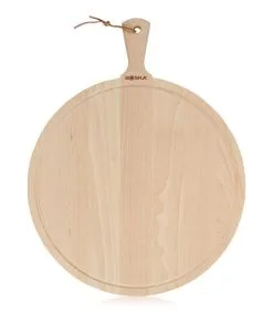 Boska Serveerplank Rond Amigo XL - Met Handgreep - Bruin - ⌀ 42 Cm