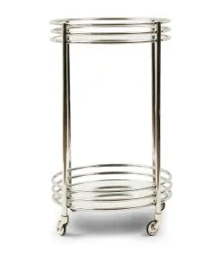 Rivièra Maison Keukentrolley - Drankbar - L'Hotel Bar Trolley - Zilver