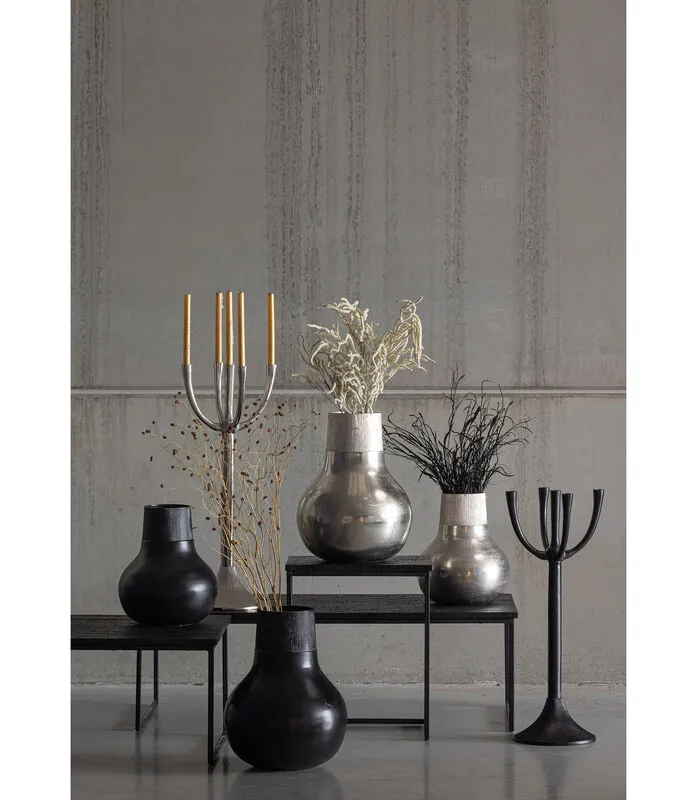 BePureHome Reach Kandelaar - Metaal - Zilver - 80x28x28 4 BePureHome Reach Kandelaar - Metaal - Zilver - 80x28x28 - Image 2