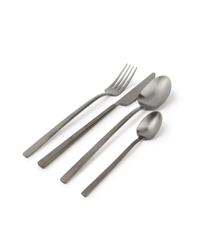 Salt & Pepper Bestekset 16-delig Mat Zwart Terno 3 Salt & Pepper Bestekset 16-delig Mat Zwart Terno