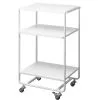 Yamazaki 3-tiered Kitchen Wagon - Tower - White 1 Yamazaki 3-tiered Kitchen Wagon - Tower - White -Meubilair Geschäft fca97e3c48b844729fcb8d2ef916159b