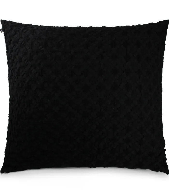 Salt & Pepper Kussen 65x65cm Zwart Boho 3 Salt & Pepper Kussen 65x65cm Zwart Boho