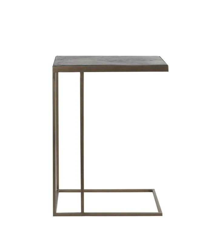 Light & Living Bijzettafel Chisa - Bruin - 45x30x62cm 6 Light & Living Bijzettafel Chisa - Bruin - 45x30x62cm - Image 4